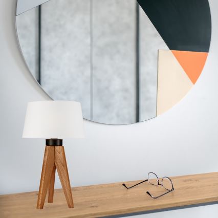 Stolná lampa AIDA 1xE27/60W/230V dub