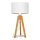 Stolná lampa ALBA 1xE27/15W/230V biela/zlatá/dub