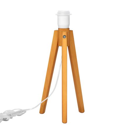 Stolná lampa ALBA 1xE27/15W/230V biela/zlatá/dub