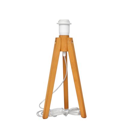 Stolná lampa ALBA 1xE27/15W/230V biela/zlatá/dub