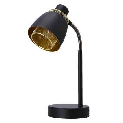 Stolná lampa ALEKSANDRIA 1xE14/40W/230V čierna/zlatá