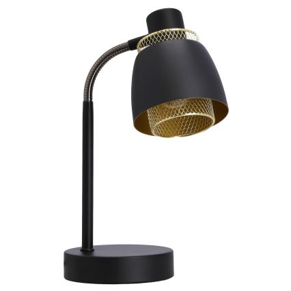 Stolná lampa ALEKSANDRIA 1xE14/40W/230V čierna/zlatá