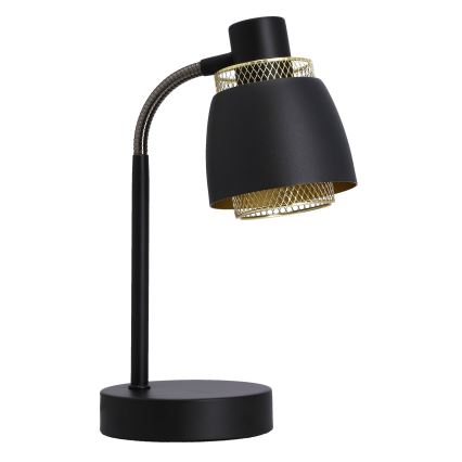 Stolná lampa ALEKSANDRIA 1xE14/40W/230V čierna/zlatá