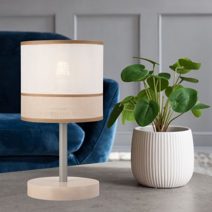 Stolná lampa ANDREA 1xE27/60W/230V buk