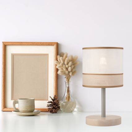 Stolná lampa ANDREA 1xE27/60W/230V buk