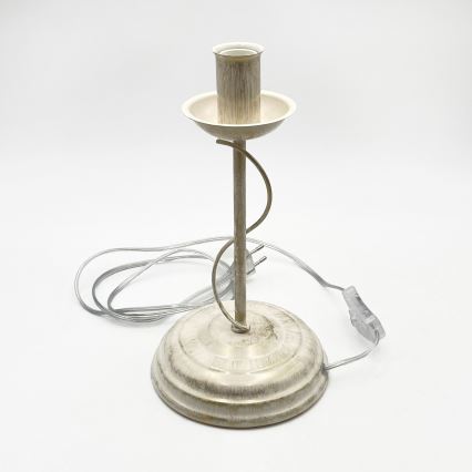 Stolná lampa ANTON 1xE14/60W/230V biela patina