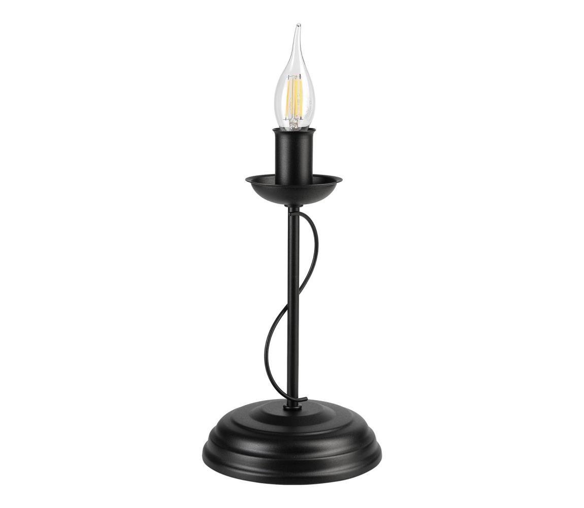 Stolná lampa ANTON 1xE14/60W/230V čierna LN-1.294/CZARNY