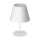 Stolná lampa ARDEN 1xE27/60W/230V pr. 20 cm biela