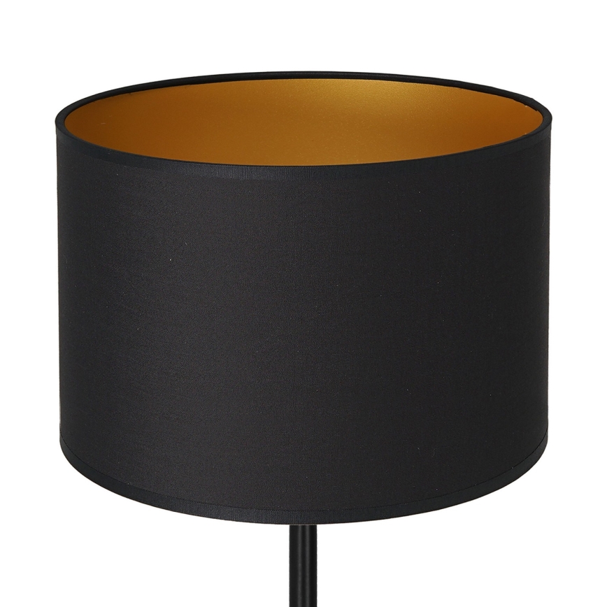 Stolná lampa ARDEN 1xE27/60W/230V pr. 25 cm čierna/zlatá