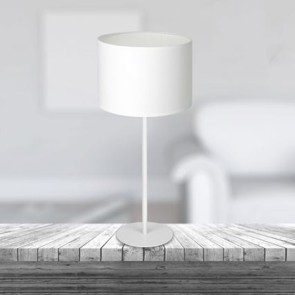 Stolná lampa ARDEN 1xE27/60W/230Vpr. 25 cm biela