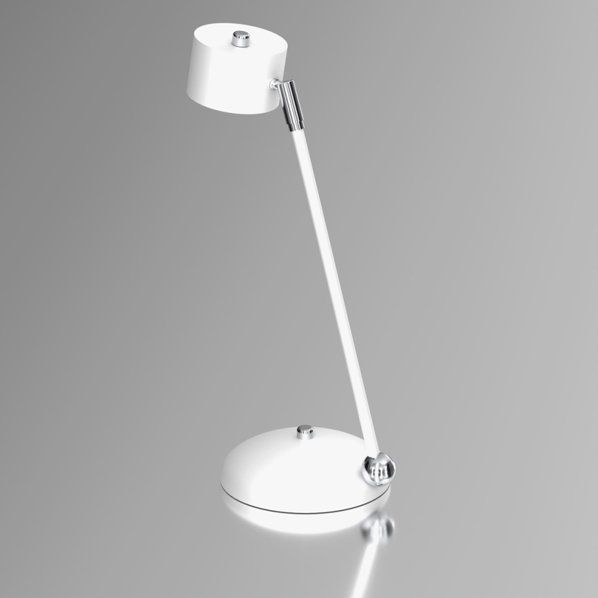 Stolná lampa ARENA 1xGX53/11W/230V biela/lesklý chróm