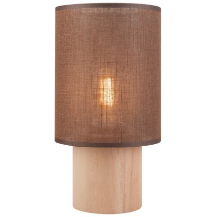 Stolná lampa ARI TABLE 1xE27/60W/230V hnedá/buk