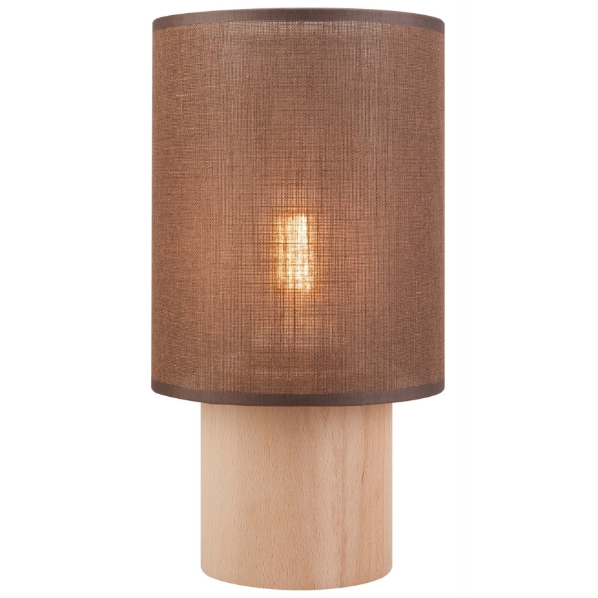 Stolná lampa ARI TABLE 1xE27/60W/230V hnedá/buk