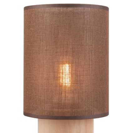 Stolná lampa ARI TABLE 1xE27/60W/230V hnedá/buk