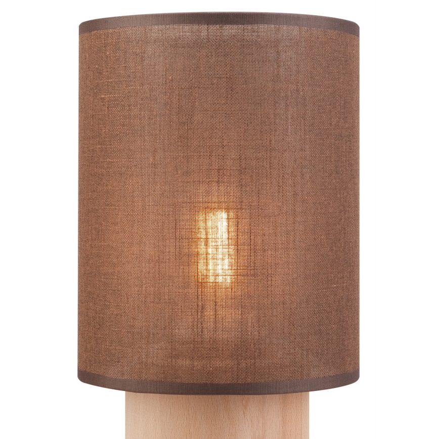 Stolná lampa ARI TABLE 1xE27/60W/230V hnedá/buk