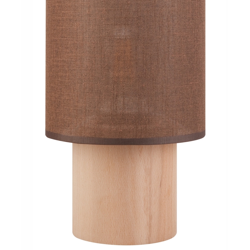 Stolná lampa ARI TABLE 1xE27/60W/230V hnedá/buk