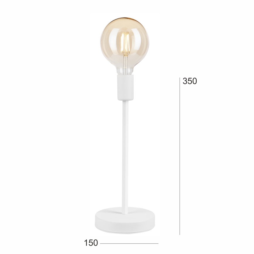 Stolná lampa ASTRID 1xE27/60W/230V biela