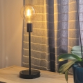 Stolná lampa ASTRID 1xE27/60W/230V lesklá čierna