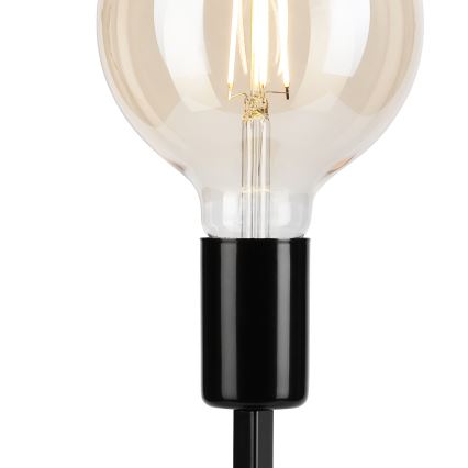 Stolná lampa ASTRID 1xE27/60W/230V lesklá čierna