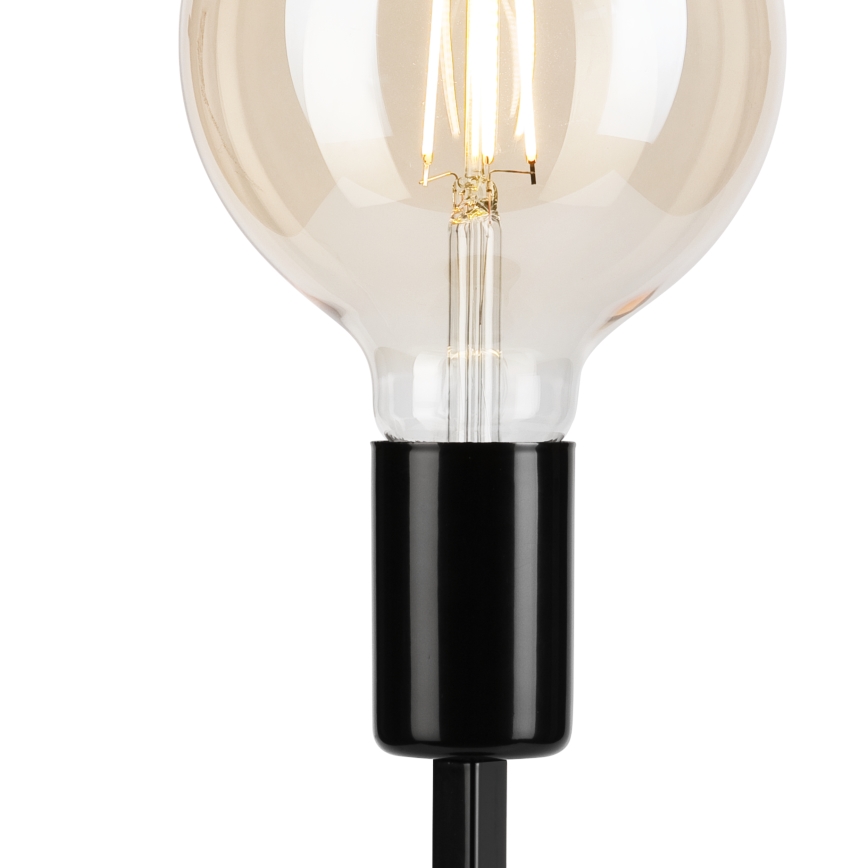 Stolná lampa ASTRID 1xE27/60W/230V lesklá čierna