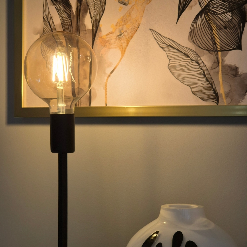 Stolná lampa ASTRID 1xE27/60W/230V matná čierna