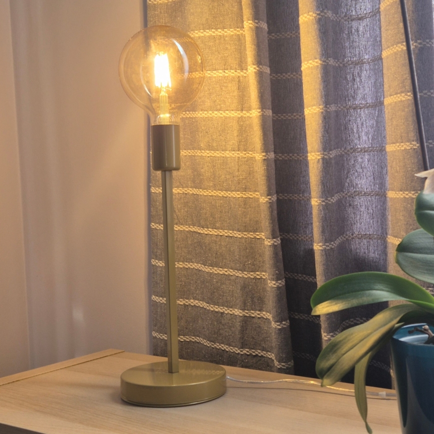 Stolná lampa ASTRID 1xE27/60W/230V zlatá