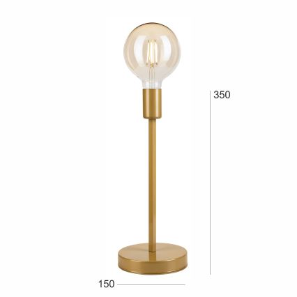 Stolná lampa ASTRID 1xE27/60W/230V zlatá