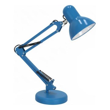 Stolná lampa AURIQ 1xE27/60W/230V modrá