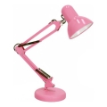 Stolná lampa AURIQ 1xE27/60W/230V ružová