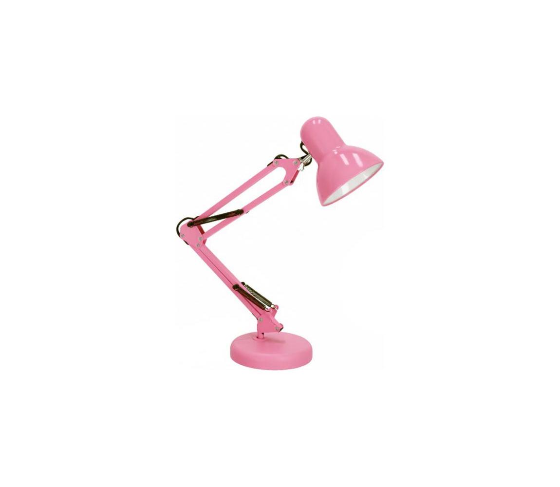 Stolná lampa AURIQ 1xE27/60W/230V ružová 004828