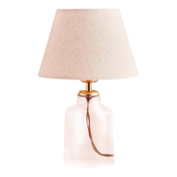 Stolná lampa AYD 1xE27/40W/230V krémová/číra