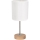 Stolná lampa BENITA 1xE27/60W/230V 30 cm biela/dub