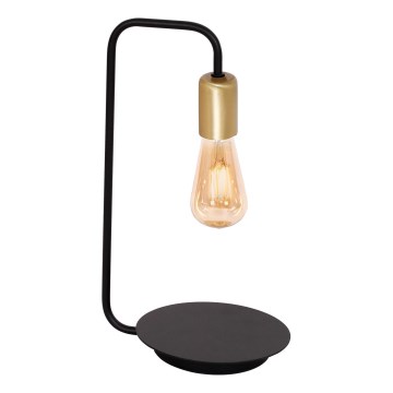 Stolná lampa BRENDA 1xE27/60W/230V čierna/zlatá