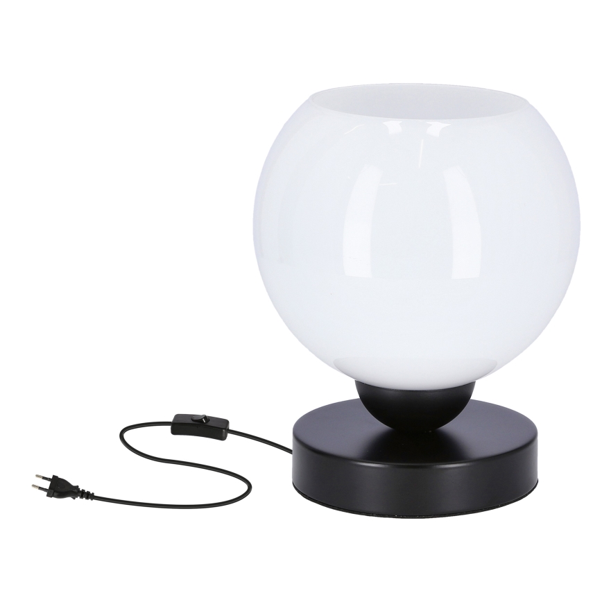Stolná lampa CALDERA 1xE27/60W/230V čierna