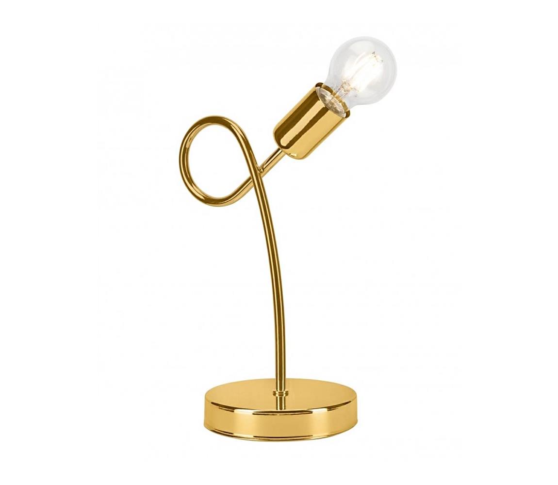 Stolná lampa CAMILLA 1xE27/60W/230V zlatá - FSC certifikované