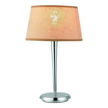 Stolná lampa COMBO béžová/chróm Stolná lampa COMBO béžová/chróm