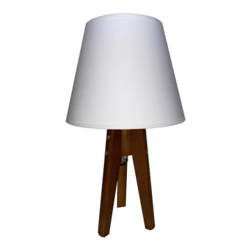 Stolná lampa CONE 1xE27/60W/230V dub biela