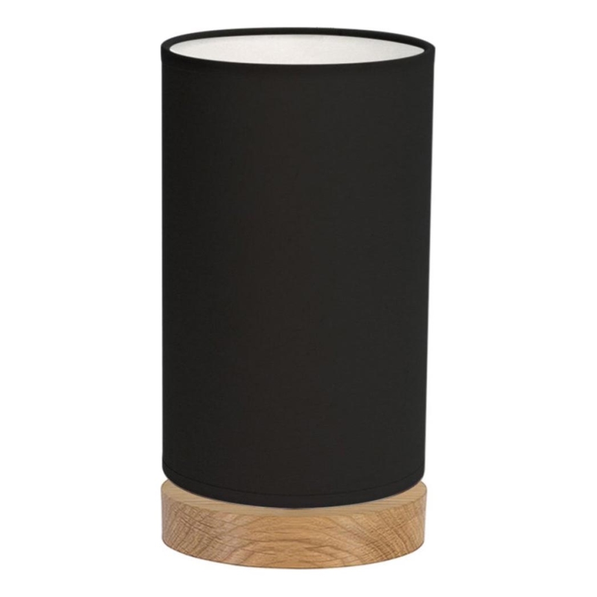 Stolná lampa FIRE 1xE27/25W/230V dub/čierna dub