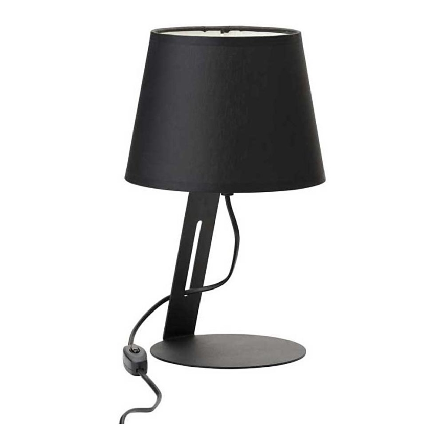 Stolná lampa GRACIA 1xE27/60W/230V čierna