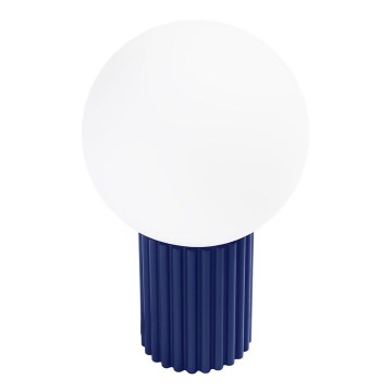 Stolná lampa HALO 1xG9/8W/230V pr. 12 cm modrá