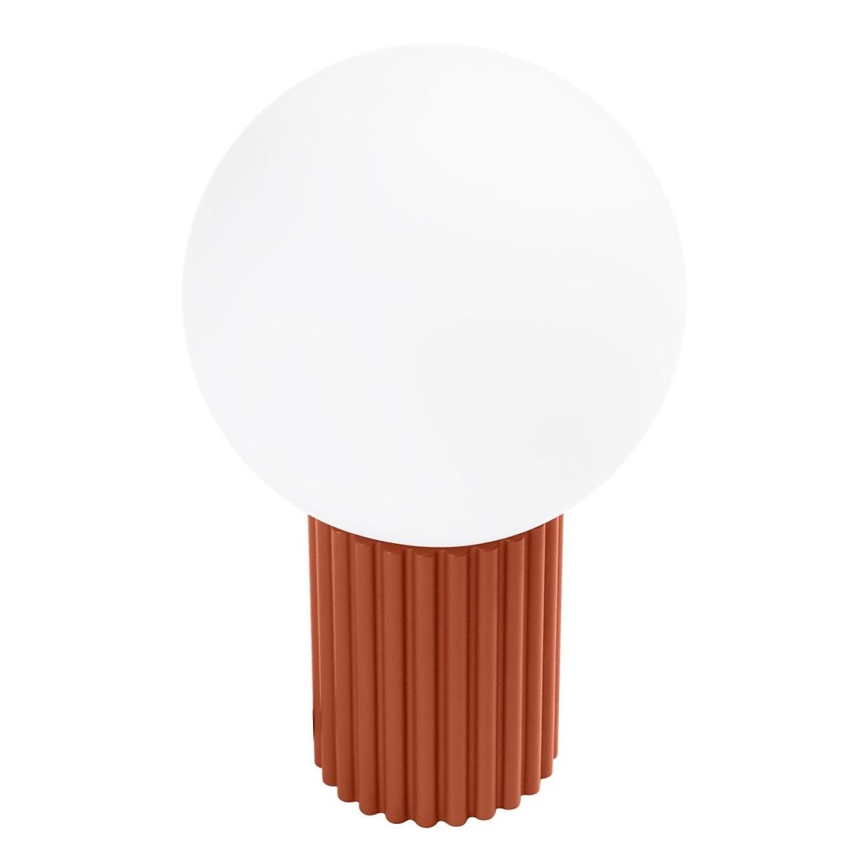 Stolná lampa HALO 1xG9/8W/230V pr. 12 cm oranžová