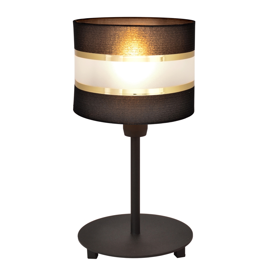 Stolná lampa HELEN 1xE27/15W/230V čierna/zlatá
