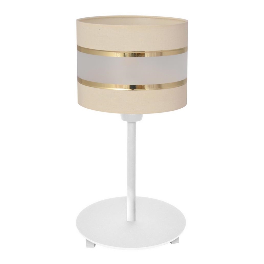Stolná lampa HELEN 1xE27/15W/230V krémová