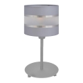 Stolná lampa HELEN 1xE27/15W/230V šedá/strieborná