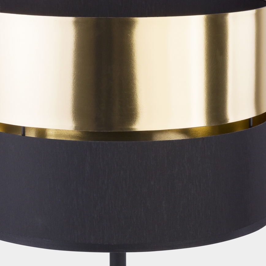 Stolná lampa HILTON 1xE27/25W/230V mosadz/čierna