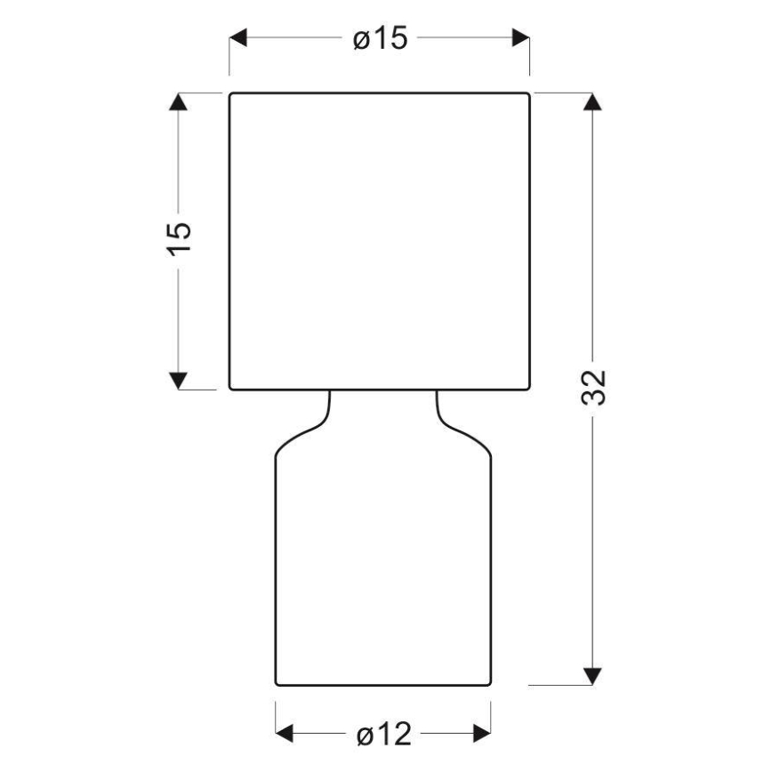 Stolná lampa INER 1xE14/40W/230V ružová