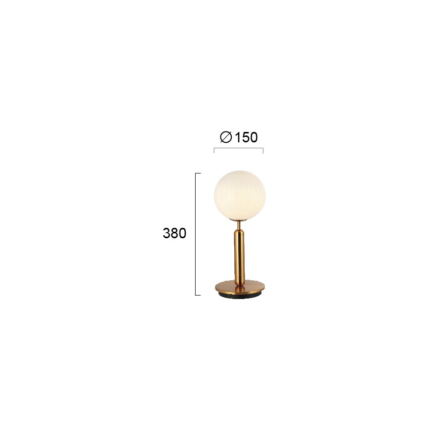 Stolná lampa JOLIN 1xG9/5W/230V zlatá
