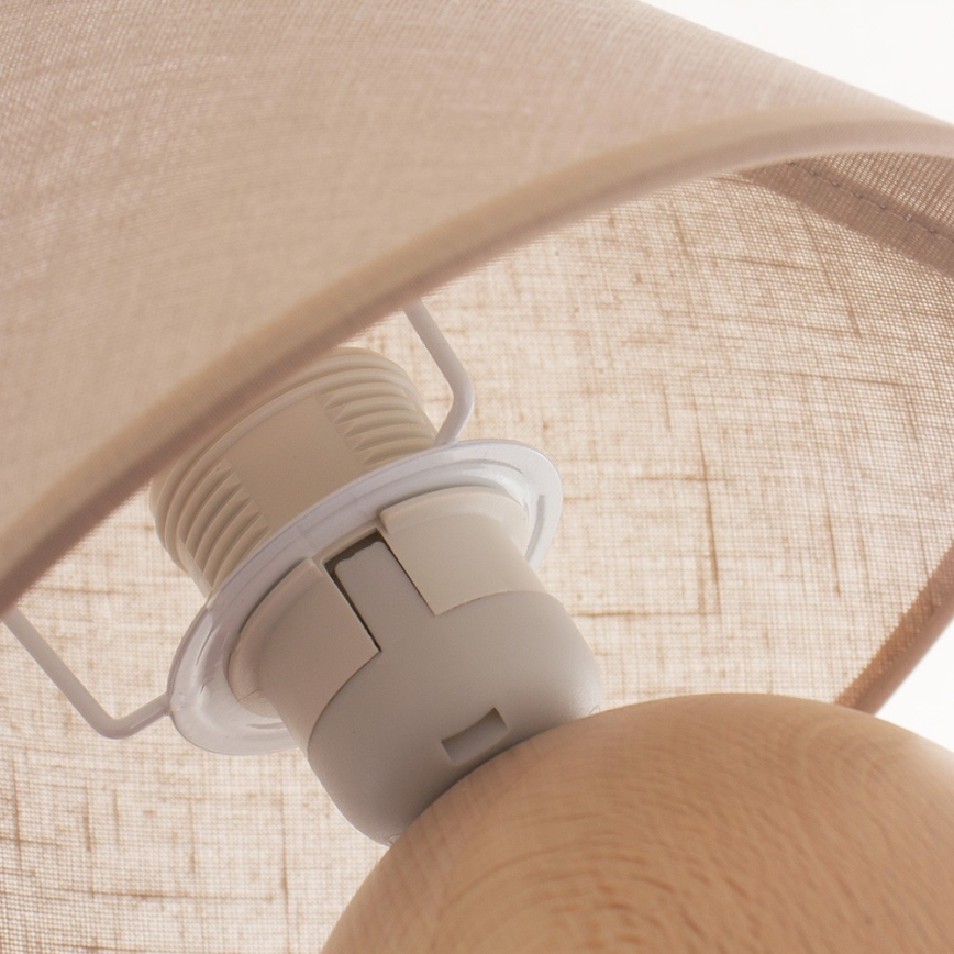 Stolná lampa JUTA 1xE27/60W/230V buk
