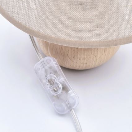 Stolná lampa JUTA 1xE27/60W/230V buk