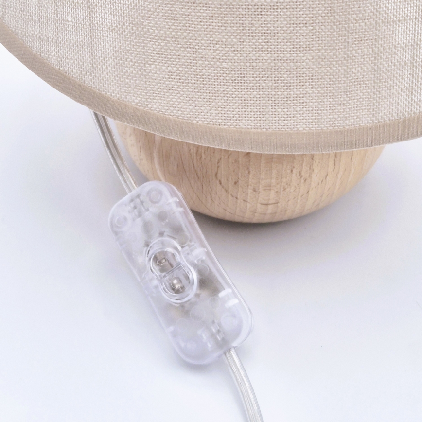 Stolná lampa JUTA 1xE27/60W/230V buk